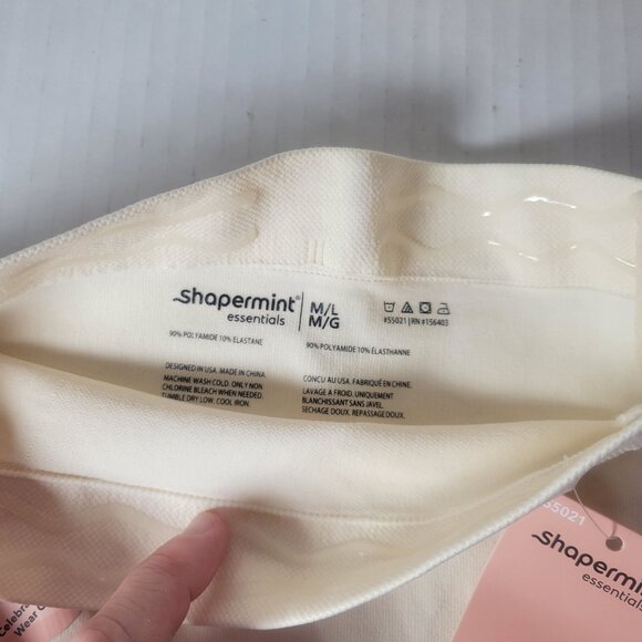 Shapermint Beige All Day Every Day High Waisted Shaper Short #55021 Size M/L - Picture 2 of 3